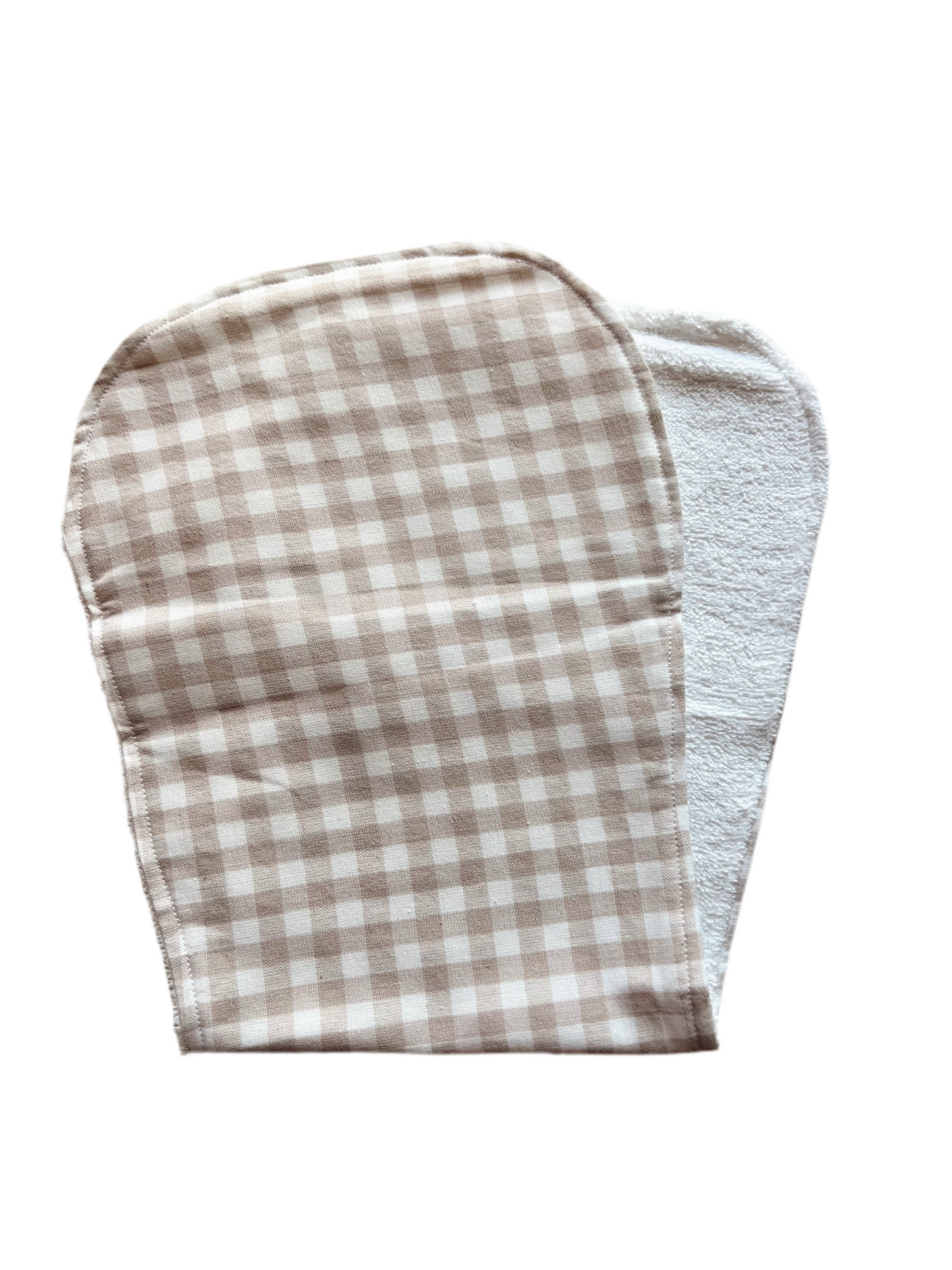Minimal Checkered Burp Cloth