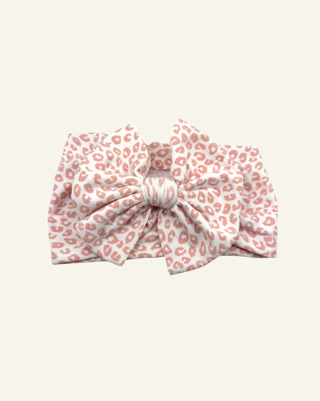 Pink Cheetah Bow