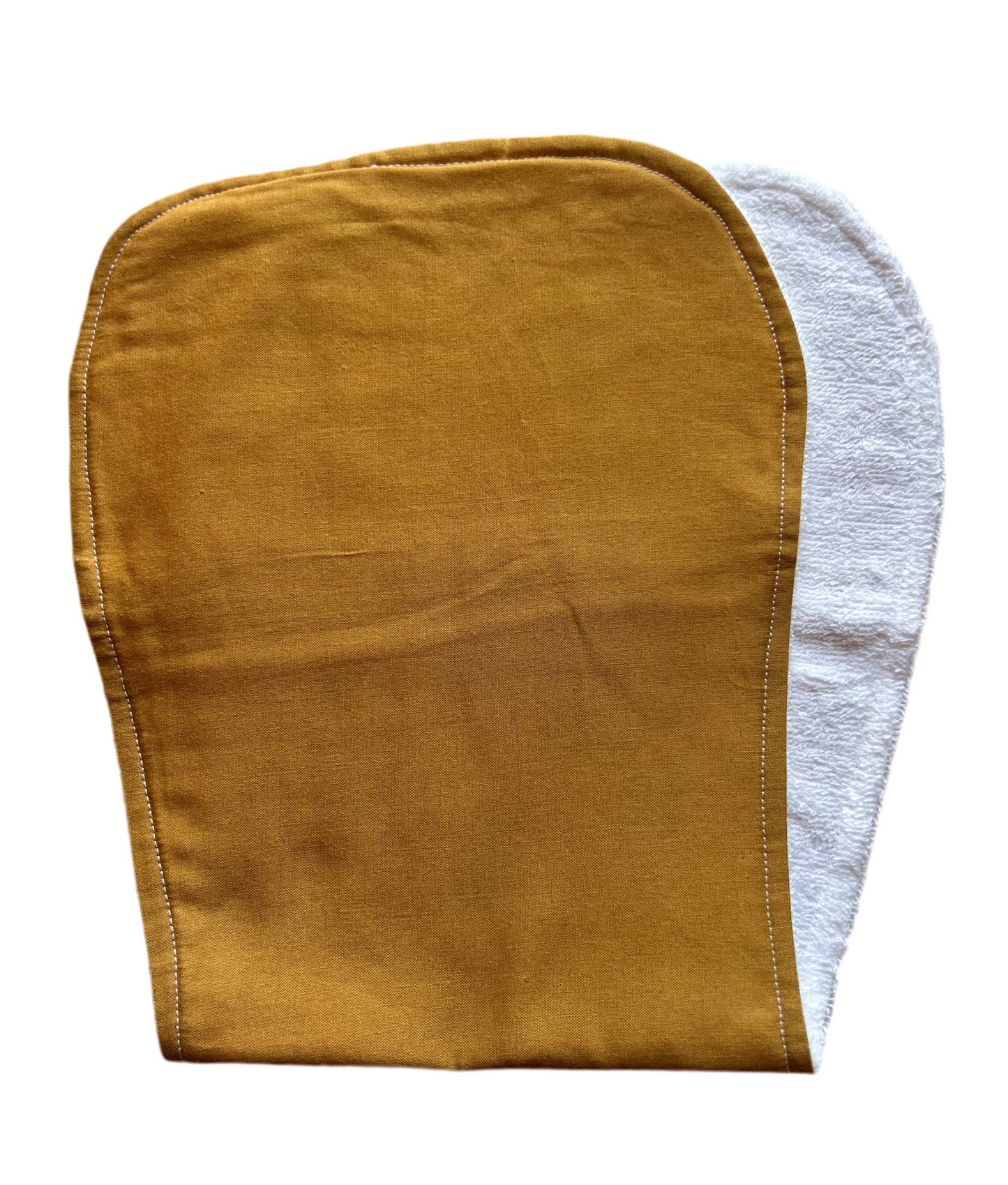 Dark Mustard Burp Cloth