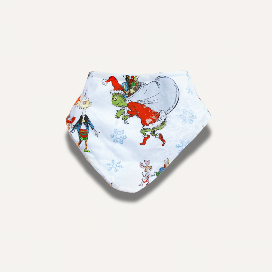 Naughty Grinch Bib