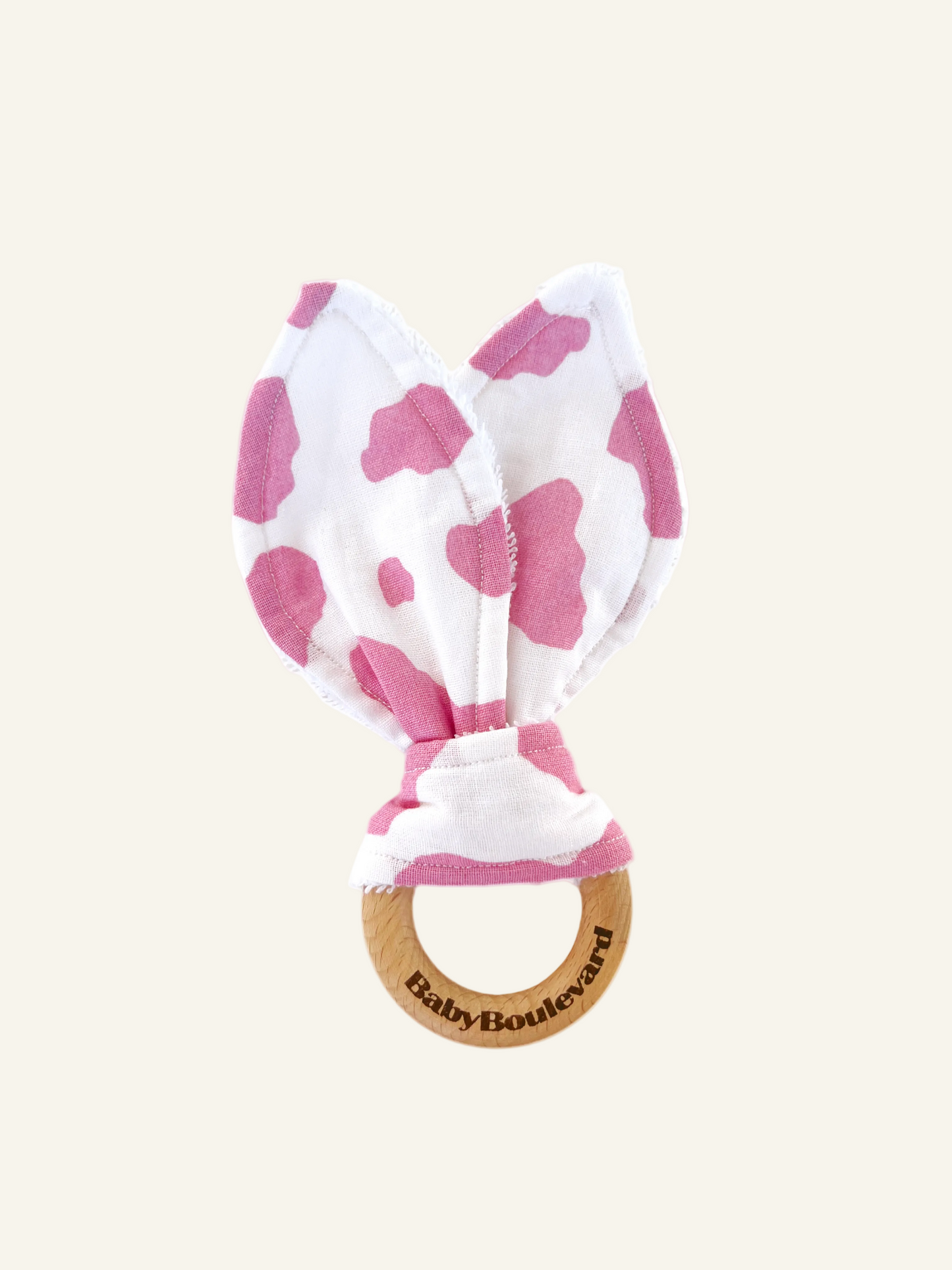 Strawberry Milk Bunny Teether