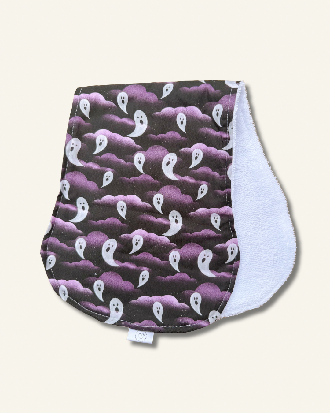 Ghost Baby Burp Cloth
