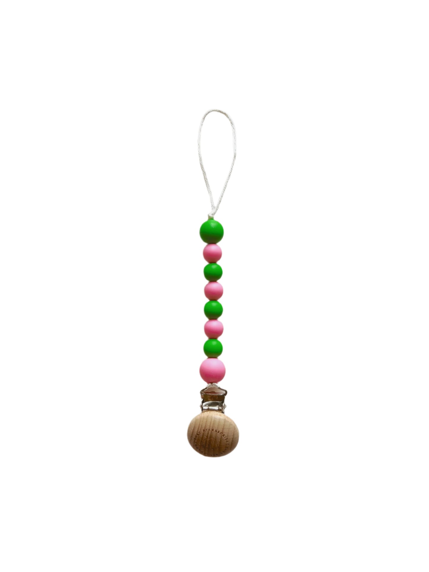 Bubble Gum Paci Clip