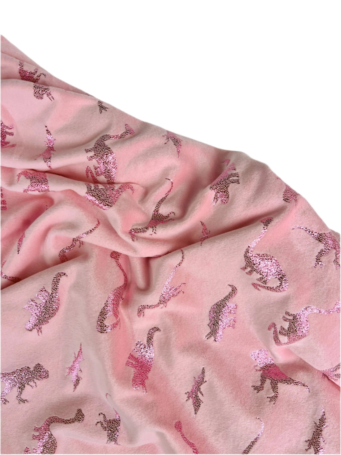 Minky Rose Dino Blanket