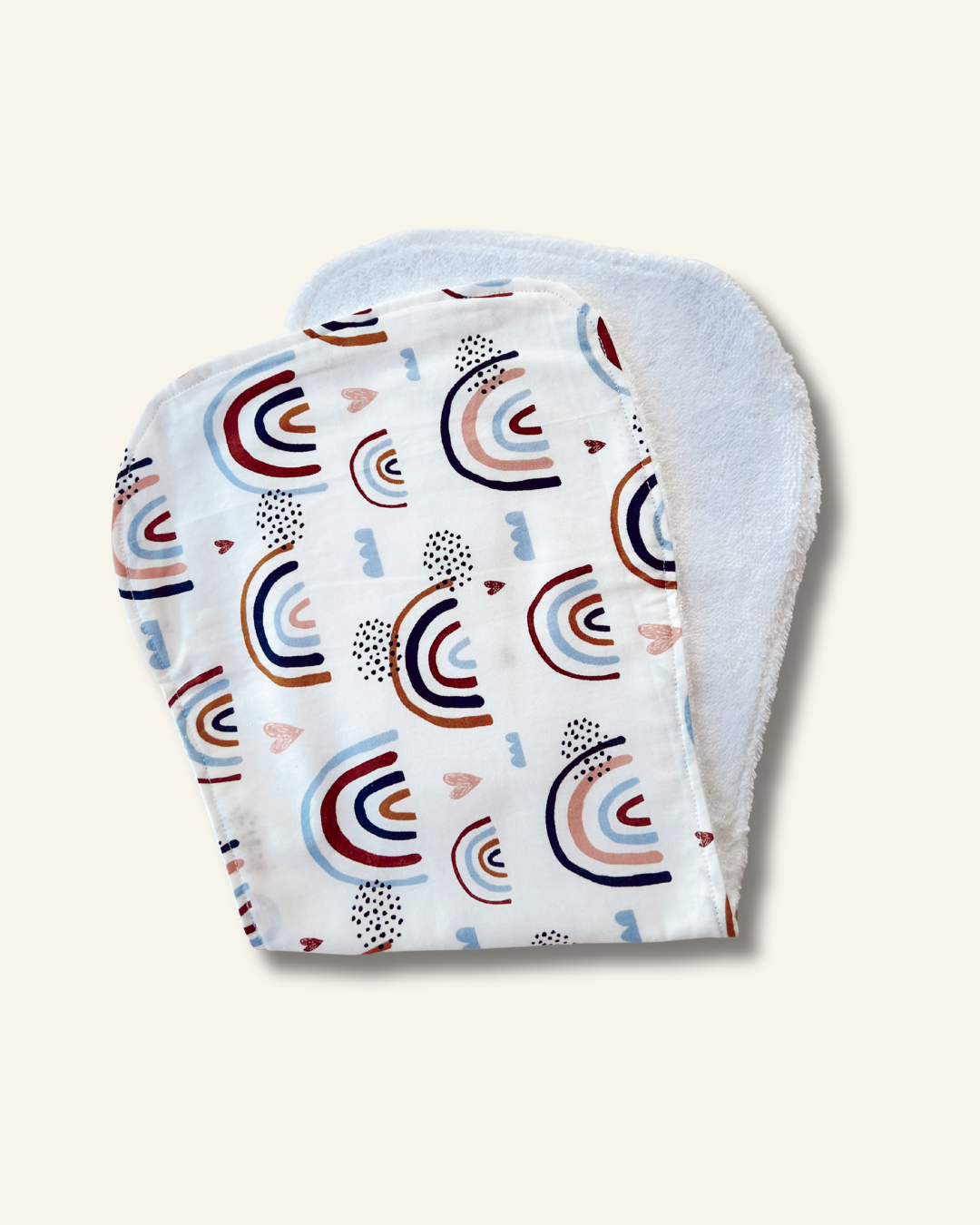 Boho Rainbow Burp Cloth