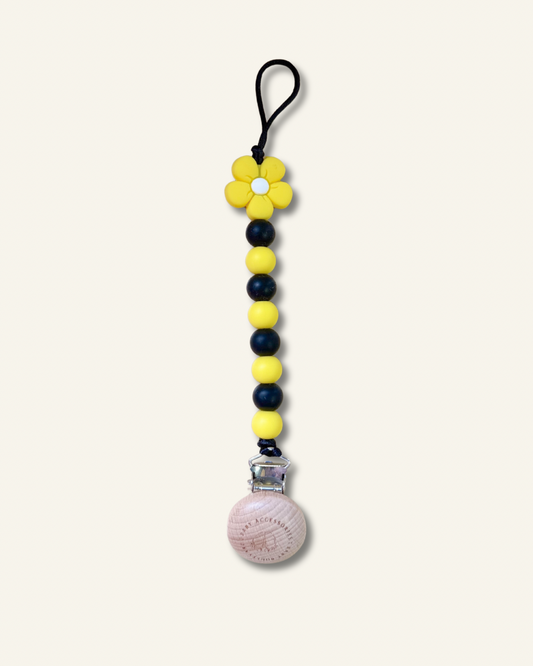 Sunny Flower Paci Clip