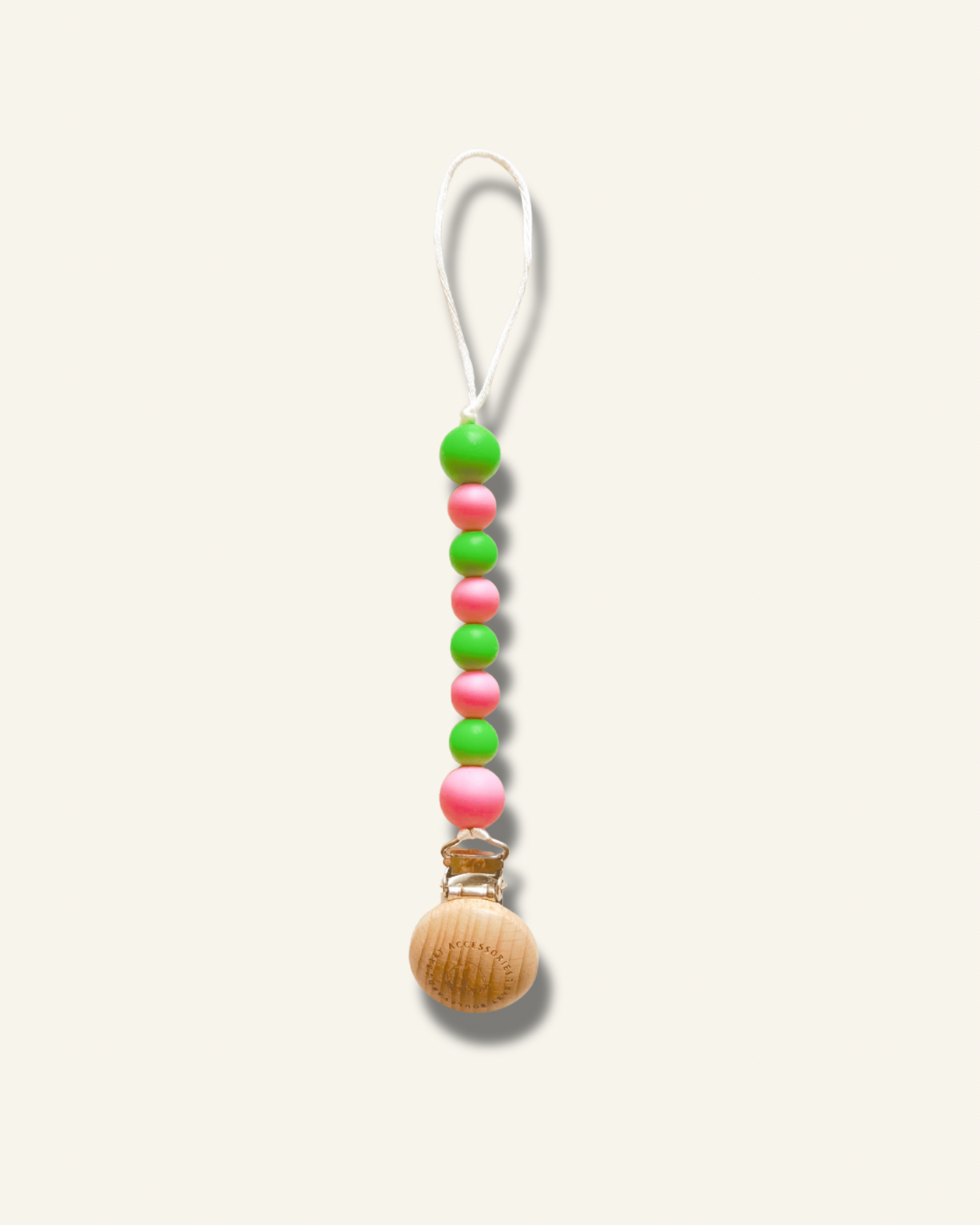 Bubble Gum Paci Clip
