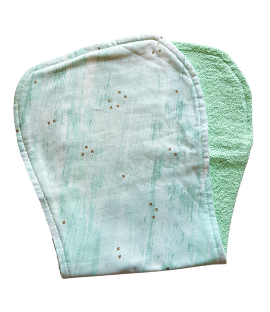 Minty Burp Cloth