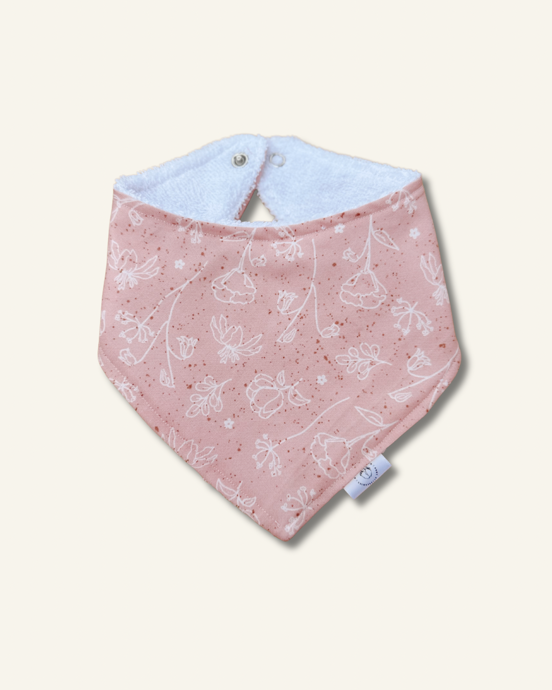 Pink Flora Bib