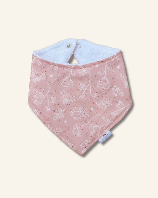 Pink Flora Bib