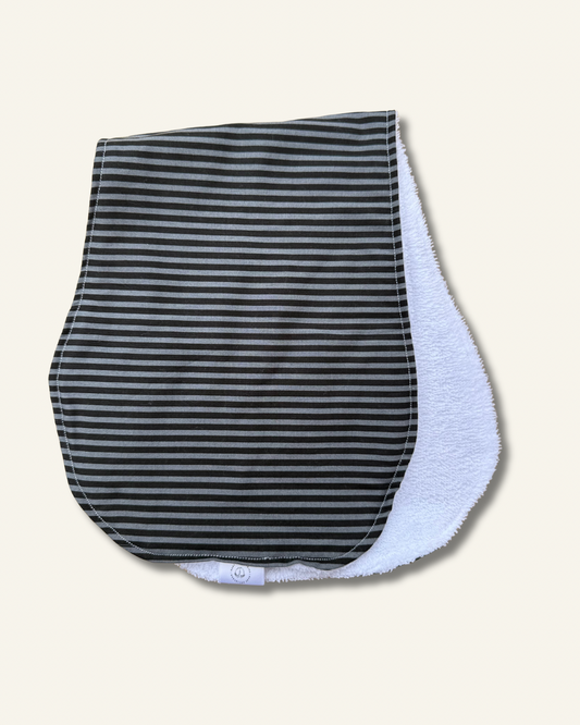 Spooky Stripes Burp Cloth