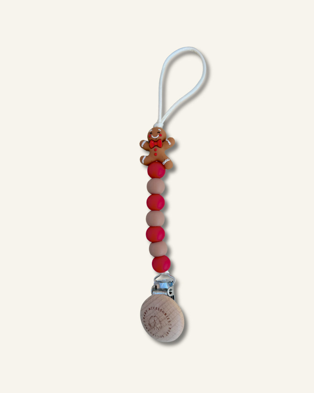 Gingerbread Lane Paci Clip