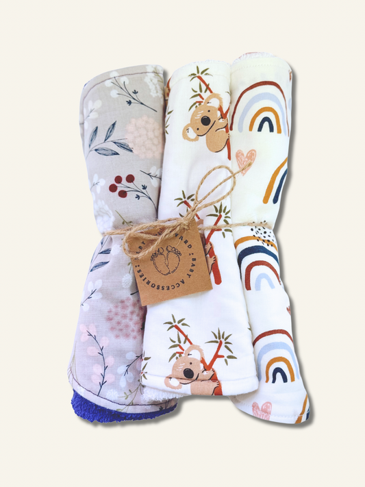 Boho Baby Burp Cloth Bundle