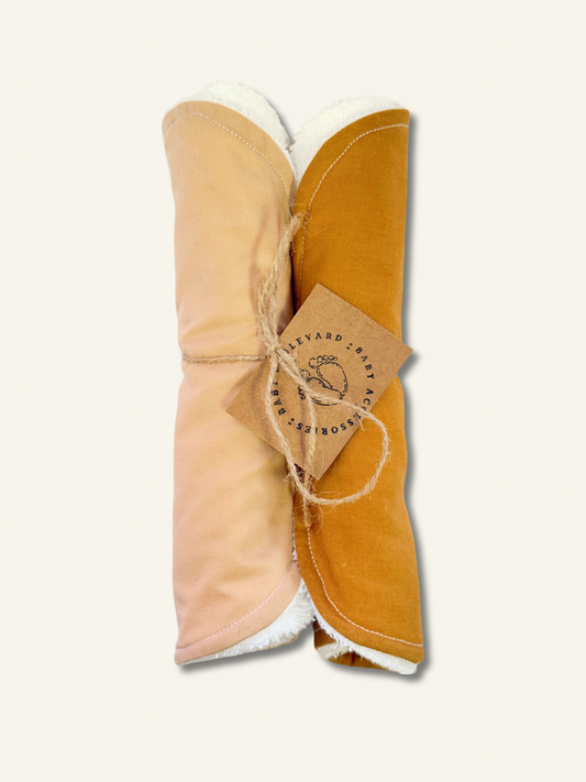 Honey and Oat Burp Cloth Bundle