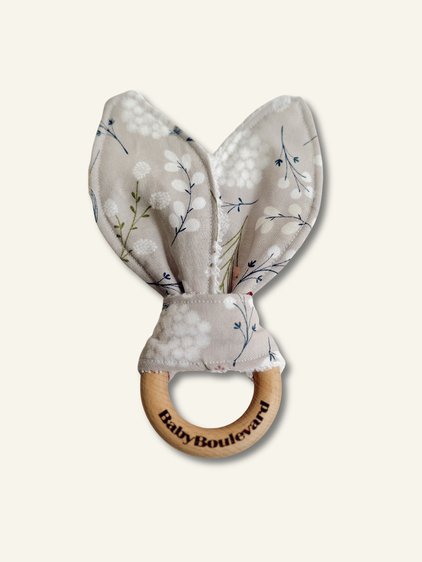 Grey Flora Bunny Teether