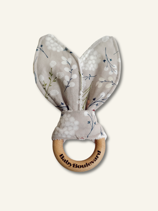 Grey Flora Bunny Teether