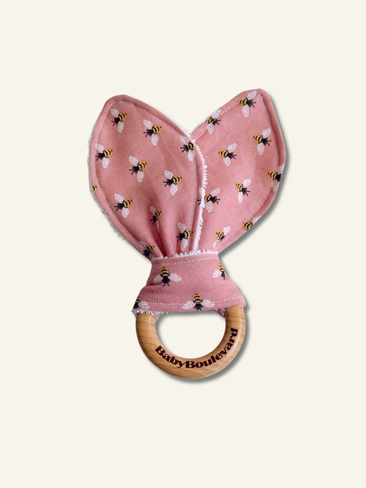 Pinky Bee Bunny Teether
